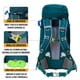 thumbnail image 4 of Mochila de Senderismo 65L Montañismo Impermeable y Liviana Verde, 4 of 4