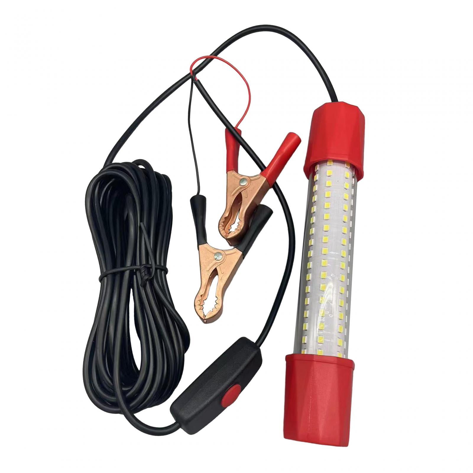 Ioensy - Lámpara Led Subacuática Para Buscar Peces, Luz De Pesca Sumergible Para Pescar, Luz Blanca