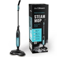 Pursteam World'S Best Steamers - Fregona A Vapor Pursteam Scrubmaster Con Doble Cabezal De Fregado