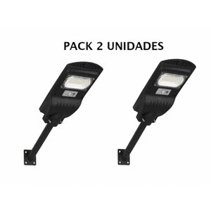 Pro Outdoor - Pack 2 Luminaria Led 100 W Solar Contra Agua