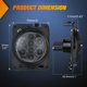 thumbnail image 2 of Luz de posición lateral Nilight 8 LED lente ahumado ámbar para Jeep Wrangler, 2 of 8