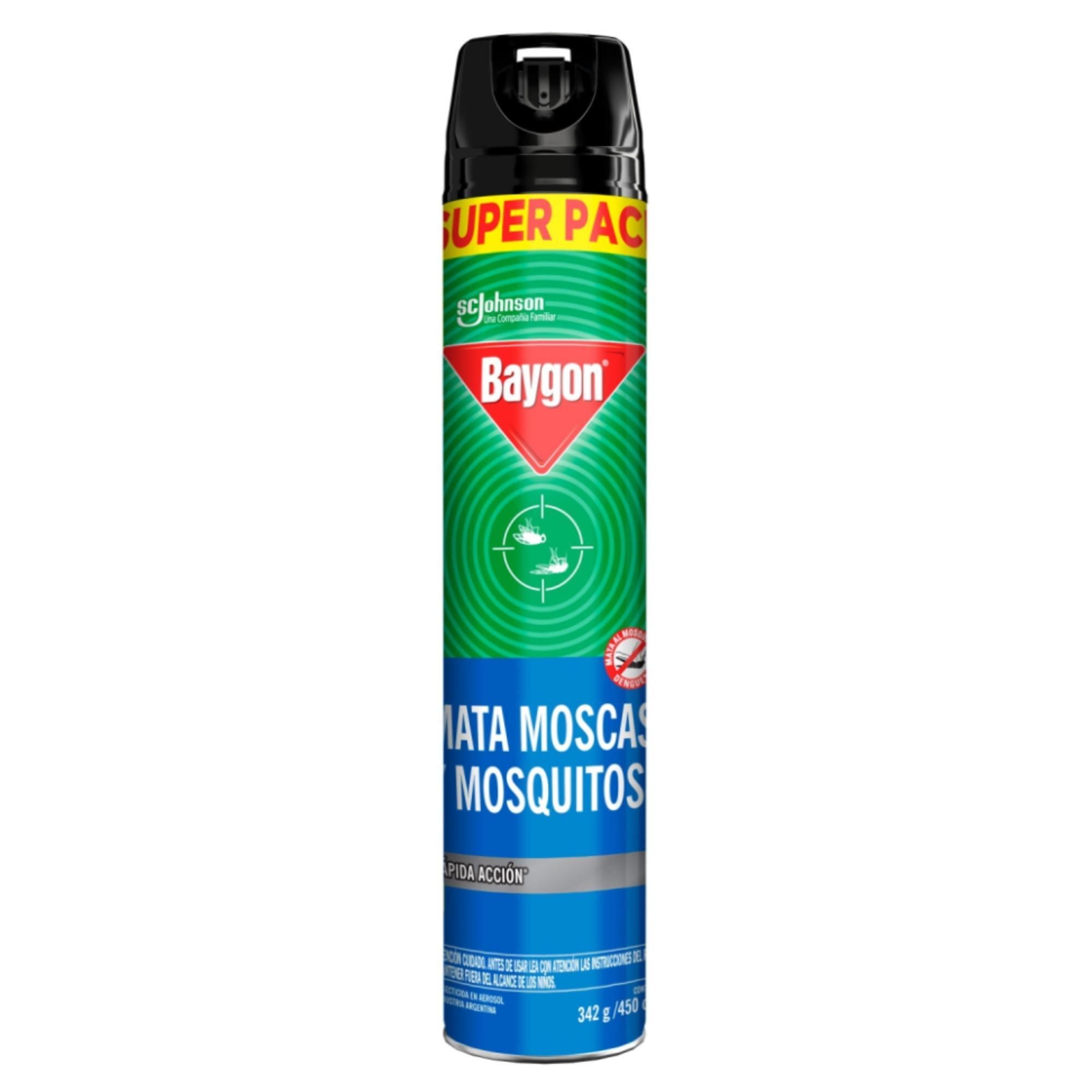Insecticida Aerosol Mata Moscas Y Mosquitos Aerosol 450 cc Baygon