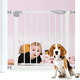thumbnail image 3 of Reja De Seguridad Belug Bebe Mascota Doble Seguro 75 A 82 Cm Color Blanco, 3 of 5