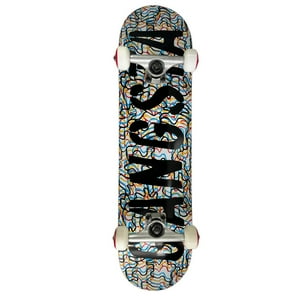 Skate Patineta Gangsta Italic 7.75 Completo Armado Negro St