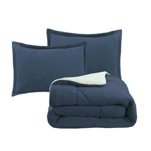 Plumon Andes Chiporro Liso Azul King