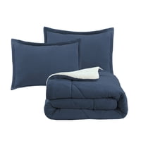 Andes - Plumon Chiporro Liso Azul King