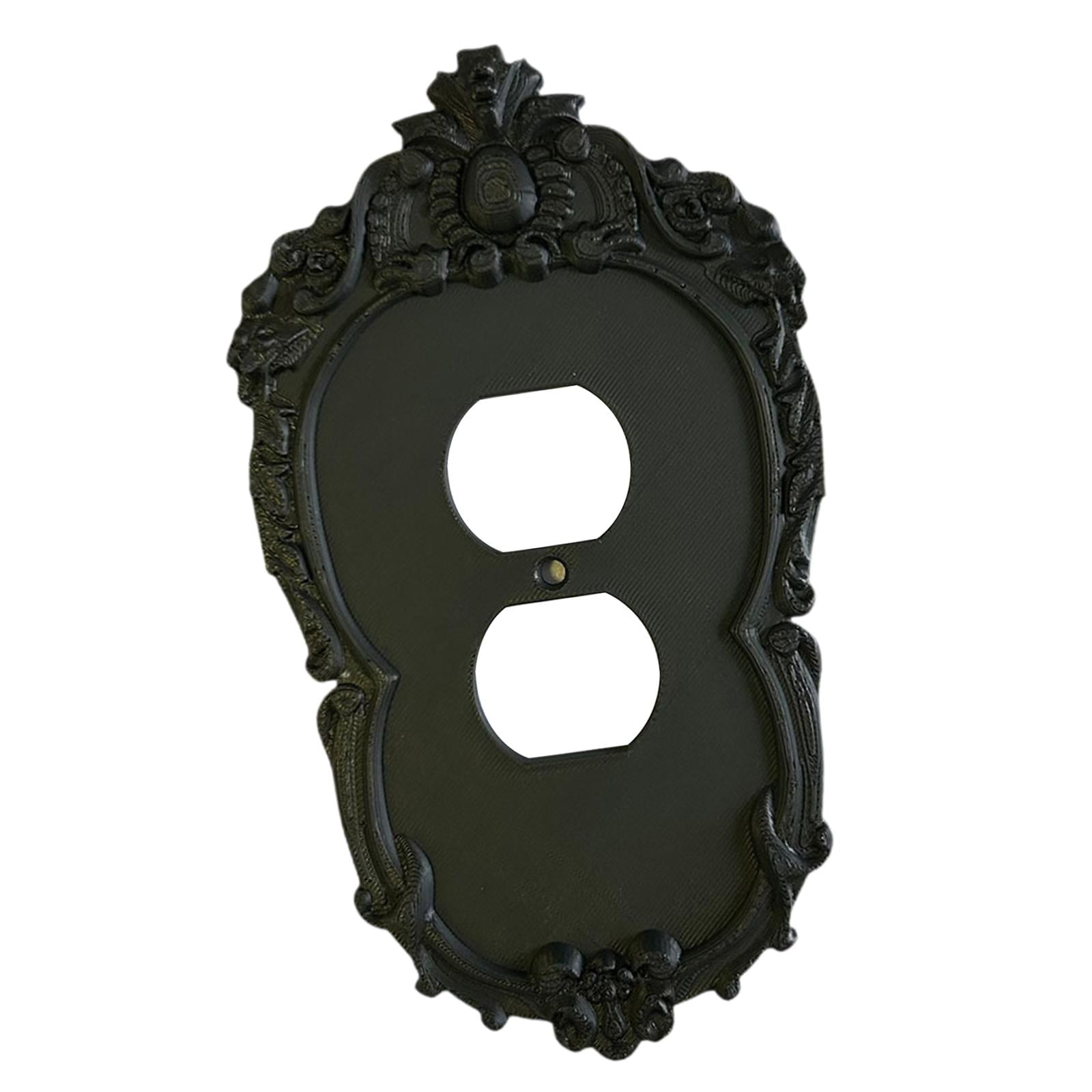 Bothyi - Cubierta De Interruptor De Luces Cubierta De Enchufe De Estilo Vintage Para Baño Hogar Cocina Interruptor Doble