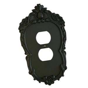 Bothyi - Cubierta De Interruptor De Luces Cubierta De Enchufe De Estilo Vintage Para Baño Hogar Cocina Interruptor Doble