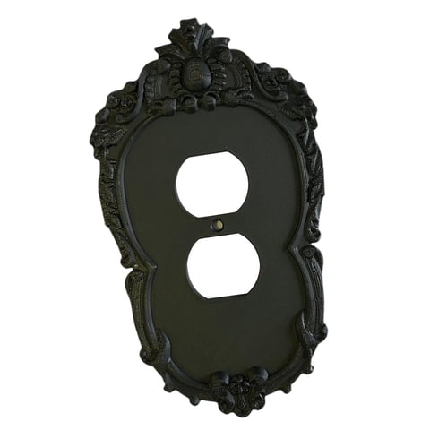 Bothyi - Cubierta De Interruptor De Luces Cubierta De Enchufe De Estilo Vintage Para Baño Hogar Cocina Interruptor Doble