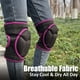 thumbnail image 3 of Rodilleras KneeCradle para trabajo para mujer/hombre, rosa, talla S, 3 of 6