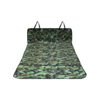 Ioensy - Protector De Asiento Para Perro De Coche, Forro De Cubierta De Carga, 268X140Cm, Resistente A Rasgaduras, Camuflaje Verde