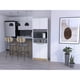 thumbnail image 5 of Mueble Microondas 4 Puertas Fm-008b Blanco Y Café Claro, 5 of 7