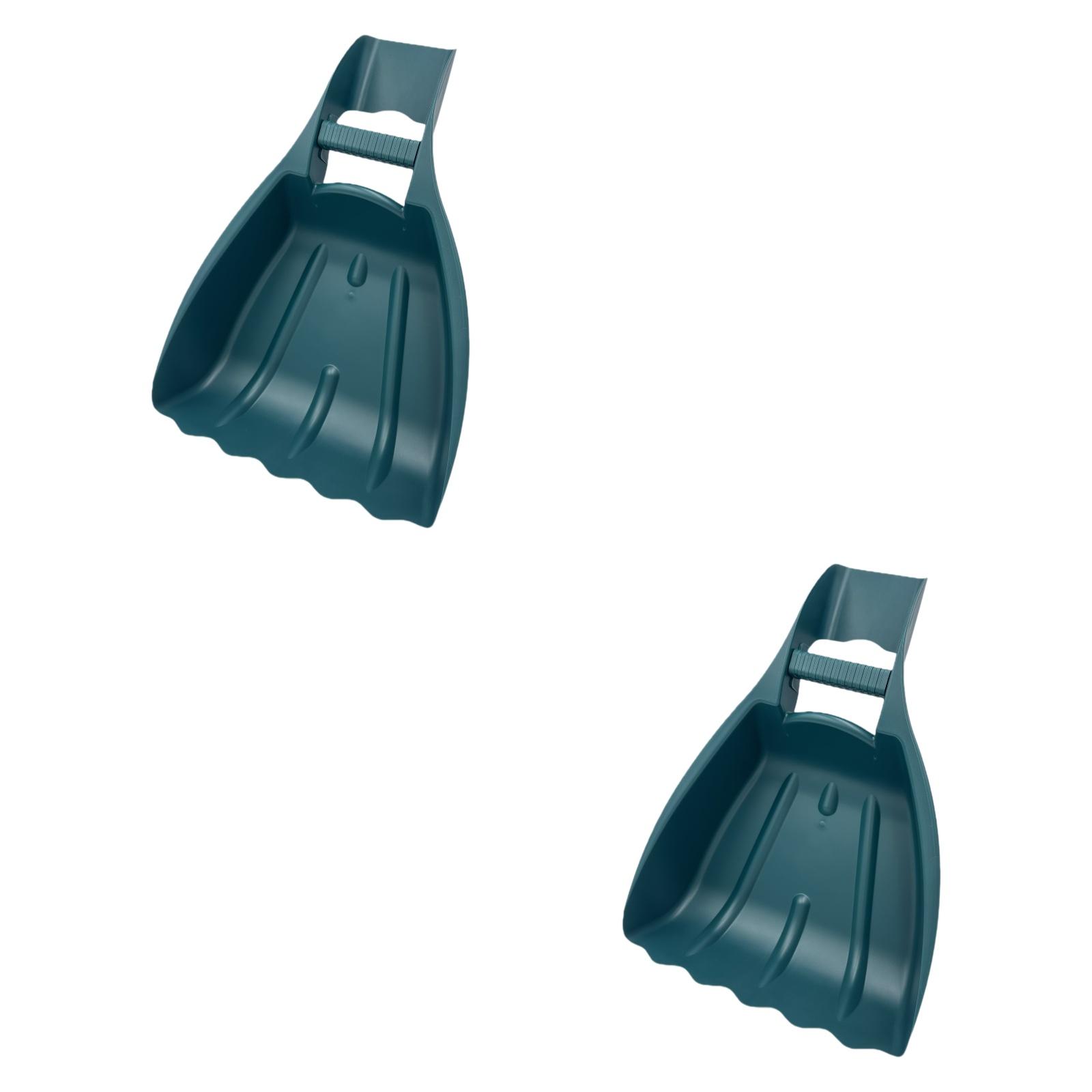 Ioensy - 2 Piezas De Palas Y Garras Para Hojas, Recogedores De Hojas, Herramienta De Limpieza De Hojas De Césped, Rastrillo De Mano