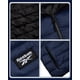 thumbnail image 3 of Chaqueta Reebok ligera con capucha acolchada para hombre, color azul marino, 3 of 7