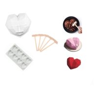 Genérico - Pack Corazon Diamante Grande + 5 Martillos + Molde Corazon