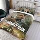 thumbnail image 3 of El Hombre de Familia Conjunto de sábanas temático, trío de piezas, cómodo y amigable con la piel, diseño único, regalo de decoración para el hogar para familiares, amigos y fans, 90 cm * 190 cm, 3 of 6