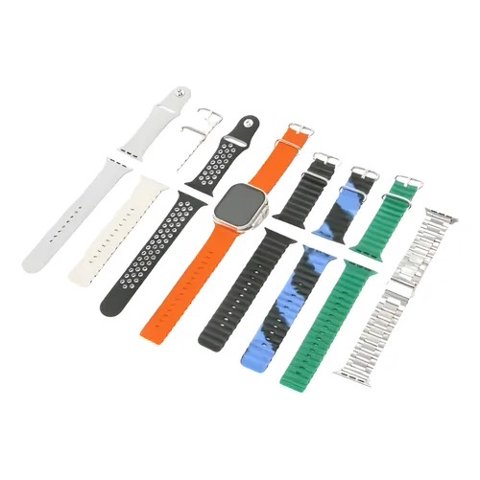 Genérico - Kit Reloj Inteligente Ultra Max + Con 7 Correas Intercambiables