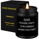 thumbnail image 1 of Vela aromática Homsolver Dad Gifts, madera de cedro negra, 200 ml, 1 of 7