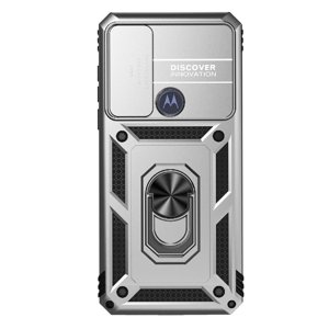 Estuche Gangxun Para Motorola Moto G Play 2023, Soporte Giratorio 360°, Estilo Mecánico Y Magnético