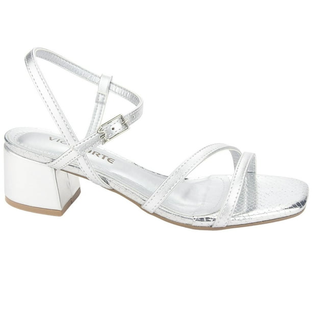 Sandalia Via Marte Mujer 23-9801 M Prata Casual