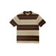 thumbnail image 1 of Camiseta De Manga Corta Estilo Polo Piqué De Algodón Con Tres Botones En La Parte Delantera Color Marrón caqui (para Mujer), 1 of 2