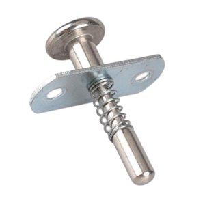 Bothyi - Pasador De Pestillo Con Resorte, Hardware De Repuesto Duradero Para Piezas De Pantalla De Ventana, 4,9 Cm X 4,5 Cm