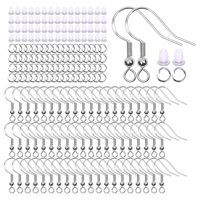 Magideal - De Ganchos Para Pendientes, Anillos , 150 Uds., Tapones Para Los Oídos, Ganchos Para Peces, Colgante De Metal De Cobre