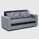 thumbnail image 4 of Sofa Paris 2 Pouf Gris Negro, 4 of 6