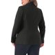 thumbnail image 4 of Agnes Orinda Blazers de Mujer Tallas Grandes Solapa de Muesca Manga Larga Botones Chaquetas de Trabajo de Oficina con Bolsillos 4X Negro, 4 of 8