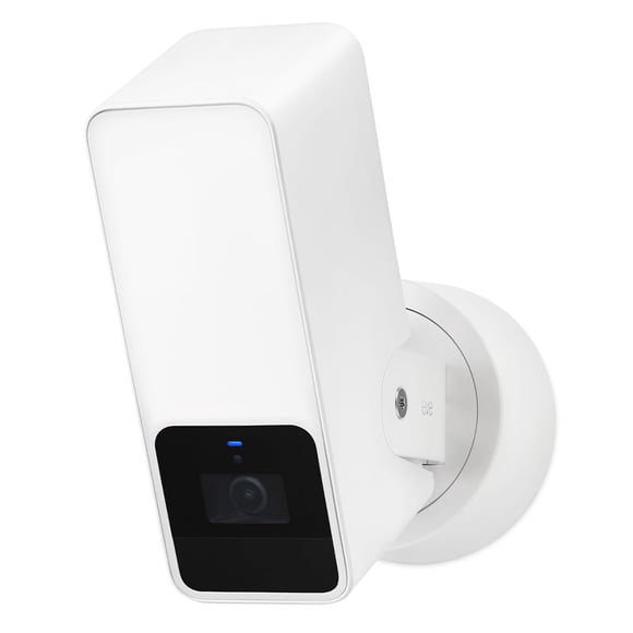Cámara de seguridad Eve Outdoor Cam con reflector 1080p blanca