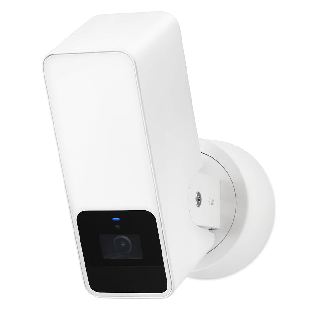 Cámara De Seguridad Eve Outdoor Cam Con Reflector 1080p Blanca