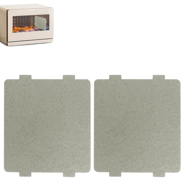 2 piezas de cubiertas de guía de ondas, láminas universales de mica para microondas