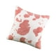 thumbnail image 3 of Funda de Almohada Patrón de Vaca 45x45cm Rosa, 3 of 3