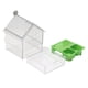 thumbnail image 5 of Comedero para pájaros, cuenco para baño de pájaros, jaula de baño multifunción, accesorios para periquitos, bañera para agapornis, periquitos y loros., 5 of 5