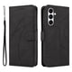 thumbnail image 1 of Funda tipo cartera con tapa para Samsung Galaxy A17 con tarjetero, soporte y cubierta magnética Negro, 1 of 6