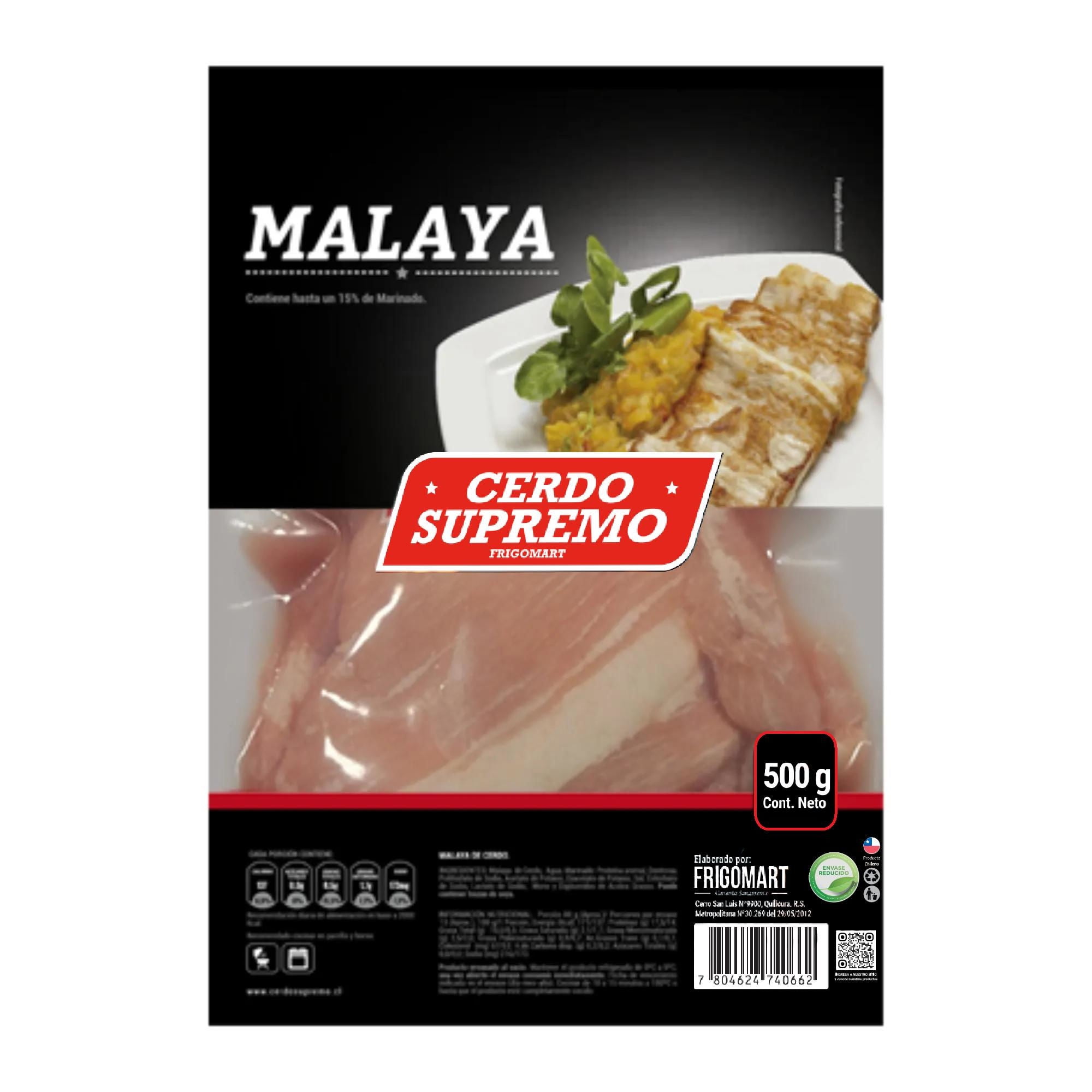 Malaya De Cerdo 500 g Cerdo Supremo