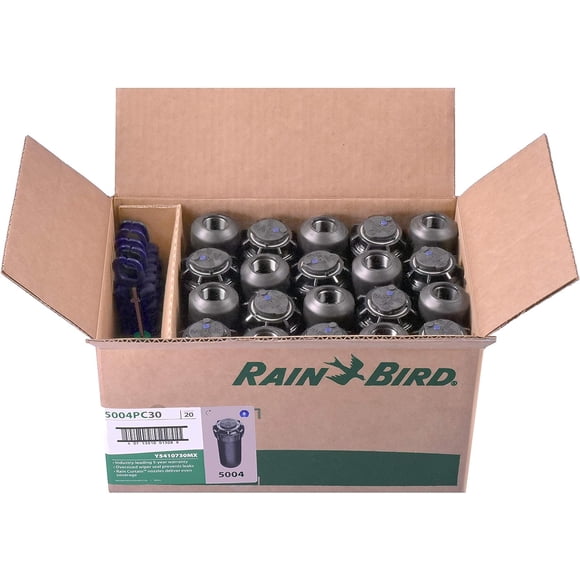 Aspersor Rain Bird 5004PC de 4" de sector parcial, 7,5-15 m, paquete de 20