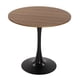 thumbnail image 2 of Comedor Mesa Tulip Wood Negra Con 4 Sillas Tulip Acolchada Negras, 2 of 4