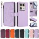 thumbnail image 3 of Funda Cartera Mariposa para [Motorola Edge 50 Ultra 5G] con Soporte y Cremallera Morado claro, 3 of 6