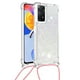 thumbnail image 3 of Funda FOXDOCK para Xiaomi Redmi Note 11 Pro 4G/5G con Cuerda Ajustable, Brillo Líquido, Protección Antigolpes y Lente – Ideal para Regalo, 3 of 6