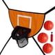 thumbnail image 1 of Trampolín Baloncesto Aro Juego De Portería Al Aire Libre Niños Aro De Baloncesto Naranja Con Tres Bolas, 1 of 3