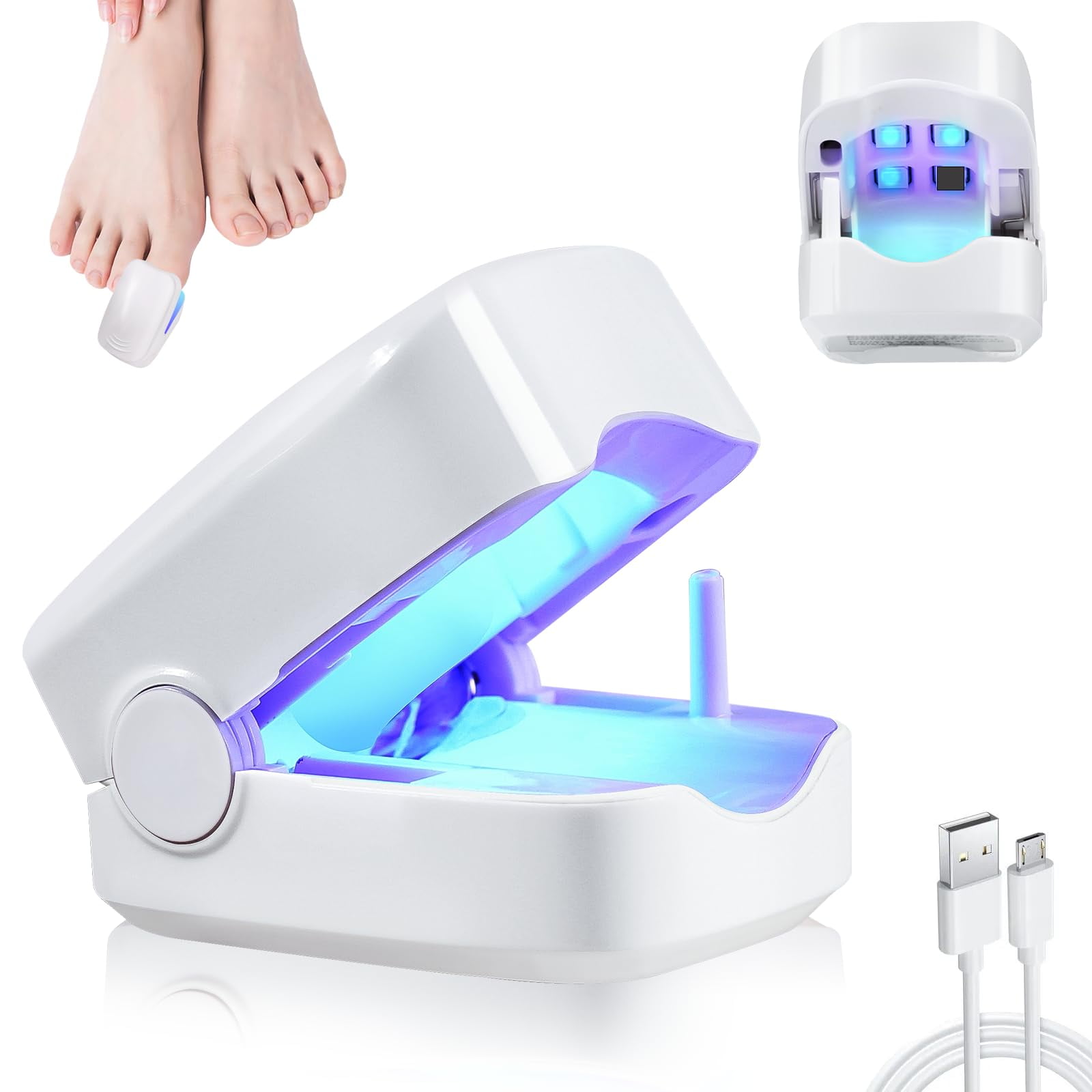 Dispositivo de tratamiento láser para hongos en las uñas XIAONEZHA LED ...