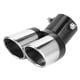 thumbnail image 2 of Tubo de escape doble de acero inoxidable de 63 mm/2,5 pulgadas para coche, accesorio para coche, 2 of 8