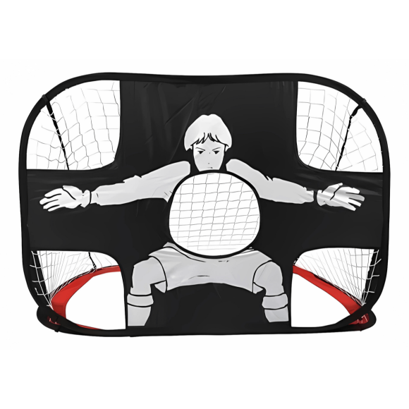 Arco de Fútbol con Red 5 Tiros y Doble Uso para Entrenamiento