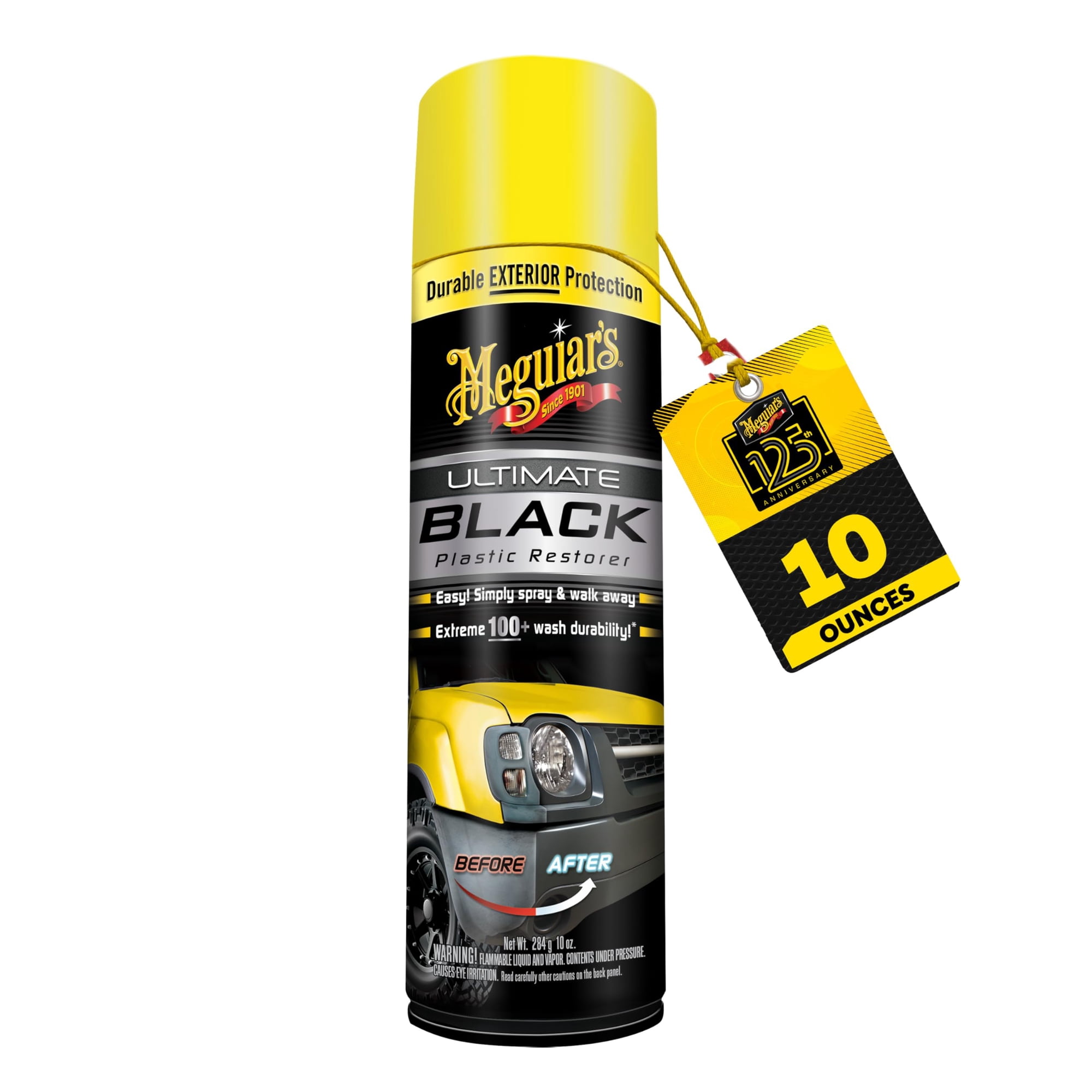 Restaurador De Plástico Meguiar's Ultimate Black De 300 Ml Con Protección Uv