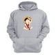thumbnail image 1 of Polerón Canguro Luffy Gris Claro Talla L Unisex, 1 of 3