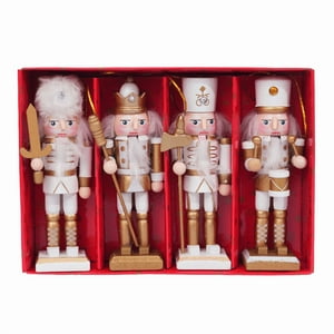 Genérico - Set De Mini Cascanueces Navideños | Figuras Soldado Decorativas