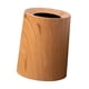 thumbnail image 3 of Bote De Basura De Grano De Madera, Cesto De Basura Doméstico Para Interior Y Exterior, Ba?o, Dormitorio L Marrón, 3 of 5