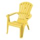 thumbnail image 2 of Silla Plástica con Posavaso Amarillo, 2 of 4