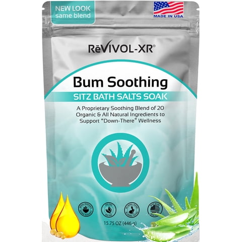 Revivol-Xr - Sales Para Baño De Asiento + Alivio Para Hemorroides Concentrado 20 En 1